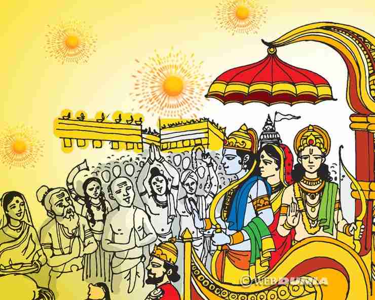 Shriram arrival in Ayodhya शररम करतक मह म दवल क दन