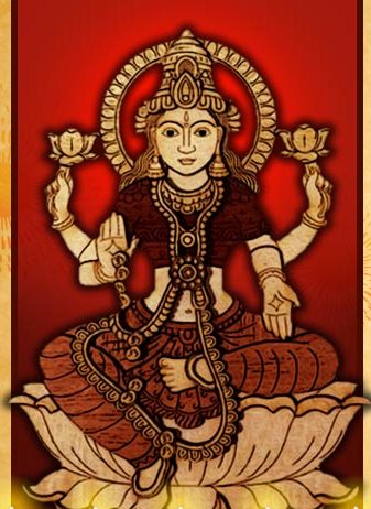 Lakshmi and Saraswati are not opposite