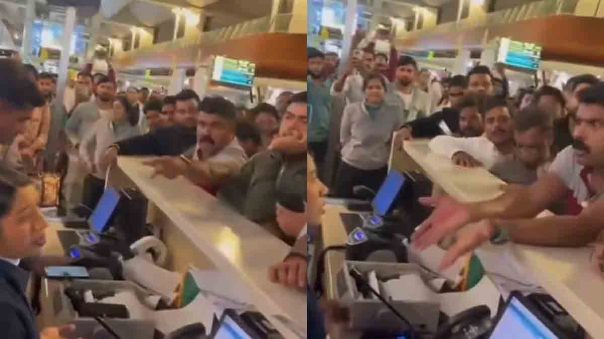 “Neeche Se Blood Gir Raha Hai”: Father Begs For Sanitary Pad for Daughter Amid Indigo Chaos, Viral Video Sparks Outrage