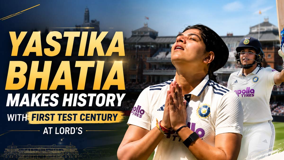 Yastika Bhatia makes history with first Test ...