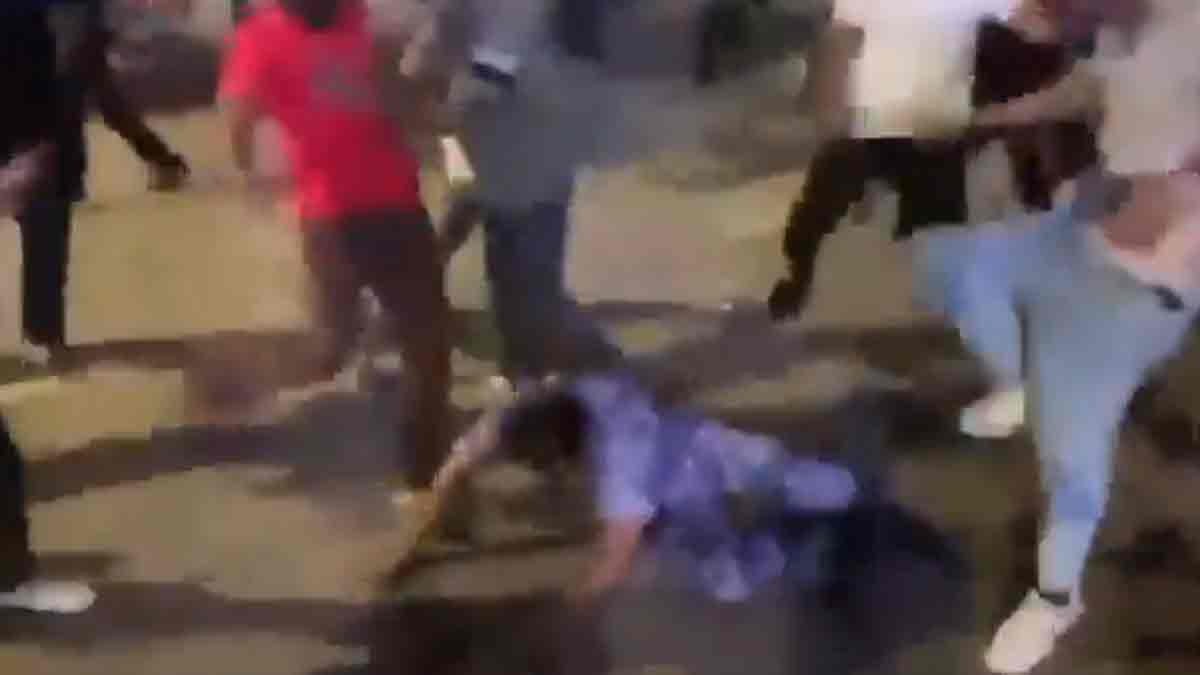 Viral Video Shows RAF Jawan Chased, Assaulted ...