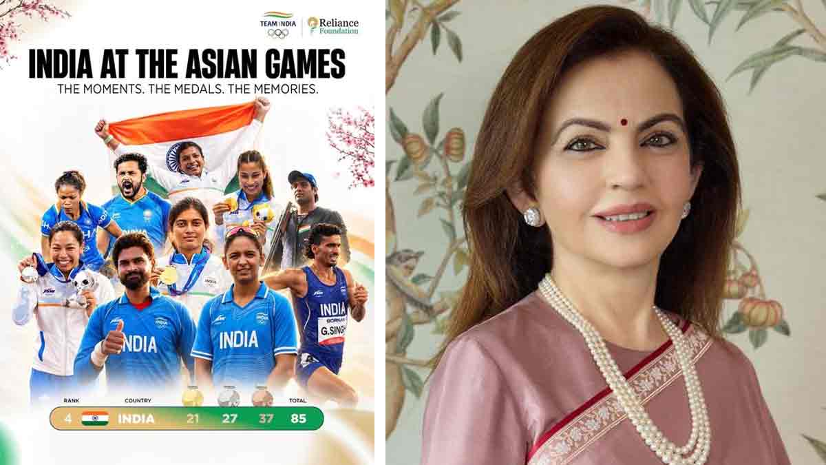 Nita Ambani Congratulates Team India After Asian ...