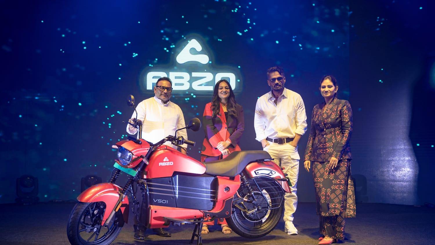 ABZO Motors launched an electric motorcycle named ...