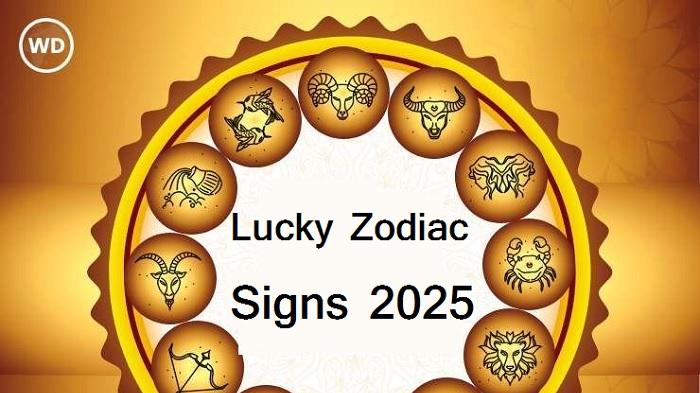 Lucky Zodiac Signs 2025