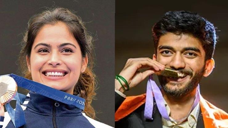 Manu Bhakar and D Mukesh