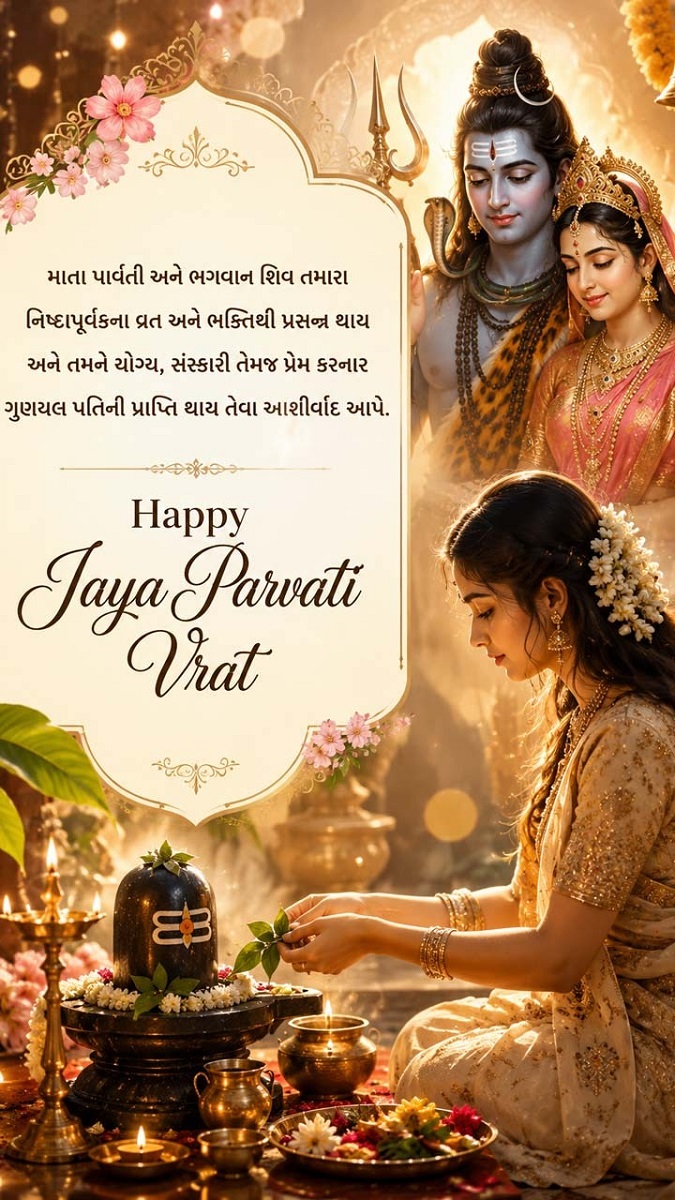 Jaya Parvati Vrat 2026 Wishes - જયા પાર્વતી ...