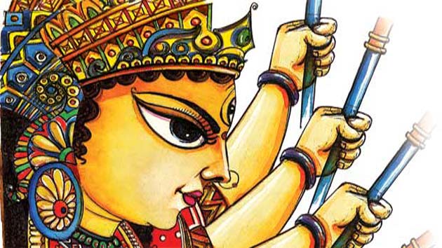 दुर्गा मां पर हि‍न्दी कविता