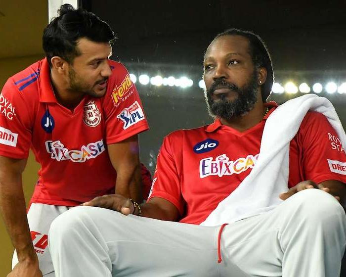 Mayank Agarwal and Chris Gayle