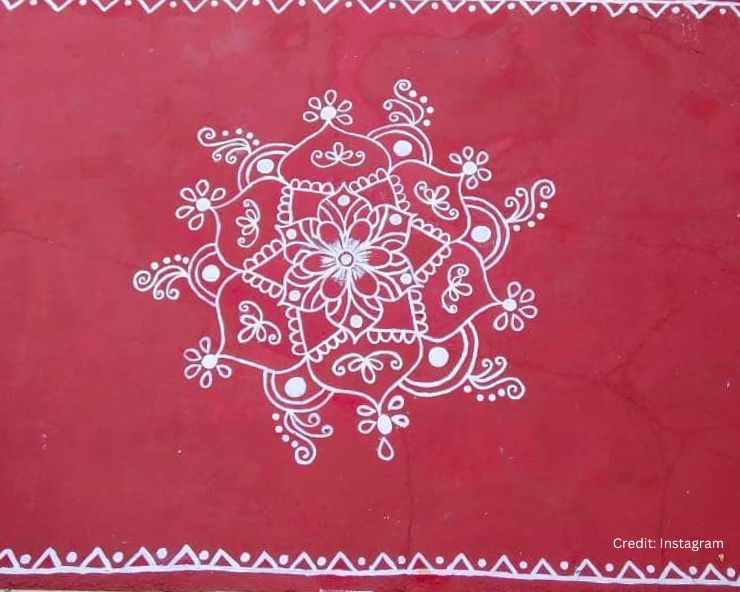 diwali mandana design