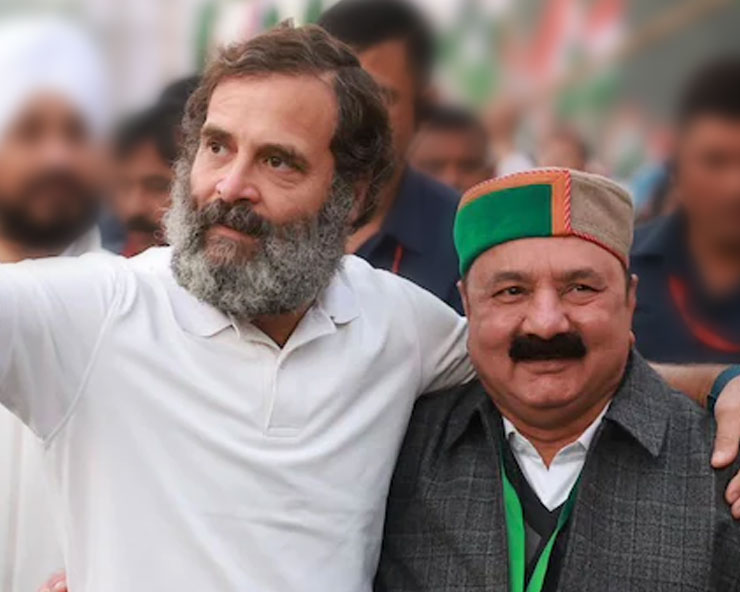 Kishori lal sharma with Rahul gandhi