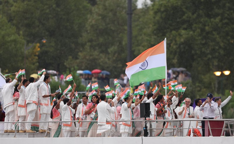 सिंधु और शरत ने लहराया तिरंगा, उद्घाटन समारोह में 78 भारतीय खिलाड़ी बने परेड का हिस्सा