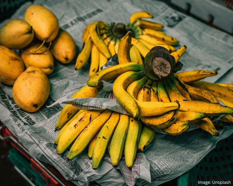 Fruits In Newspaper