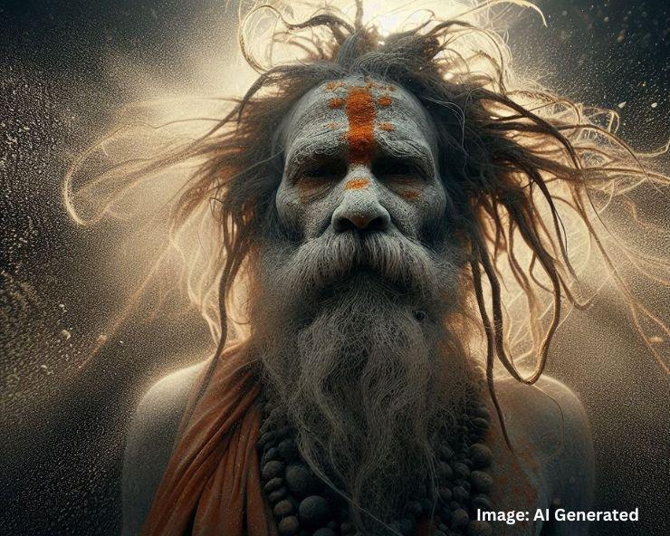 Naga Sadhu in Mahakumbh