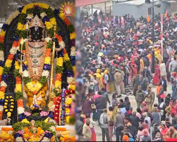 अयोध्या मंदिर में रामलला की प्राण प्रतिष्ठा का एक साल, करीब 18 करोड़ श्रद्धालु पहुंचे, हजारों करोड़ का चढ़ावा आया