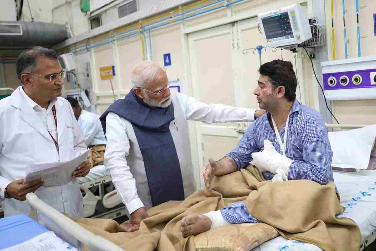 modi in lnjp hospital