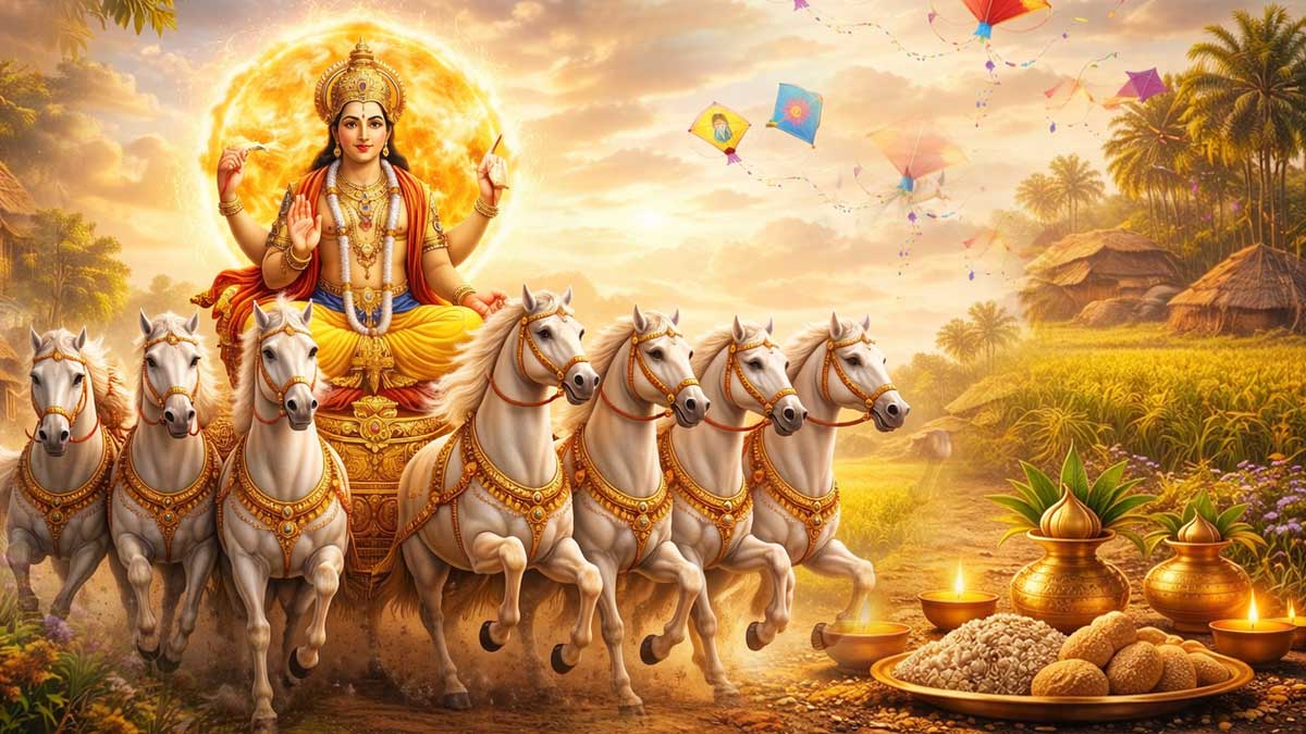 मकर संक्रांति का अर्थ, पूजा विधि, आरती, चालीसा, लाभ और पूछे जाने वाले प्रश्न | Makar Sankranti Aarti Chalisa