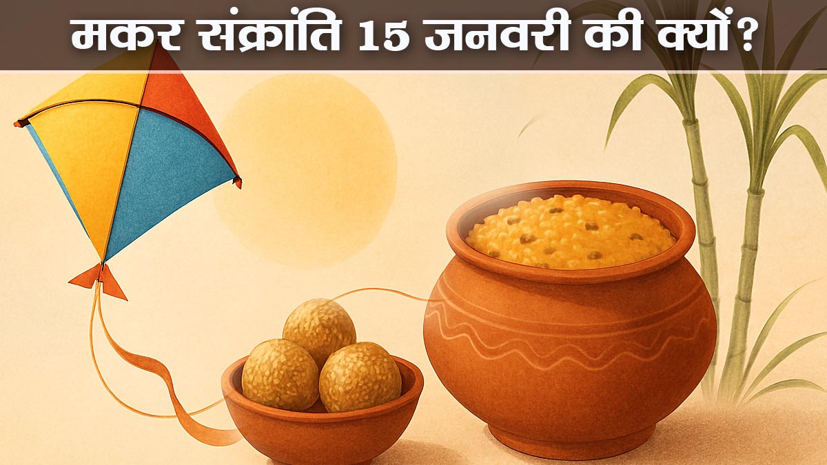 मकर संक्रांति: अब 14 नहीं, 15 जनवरी को मना रहे हैं लोग?