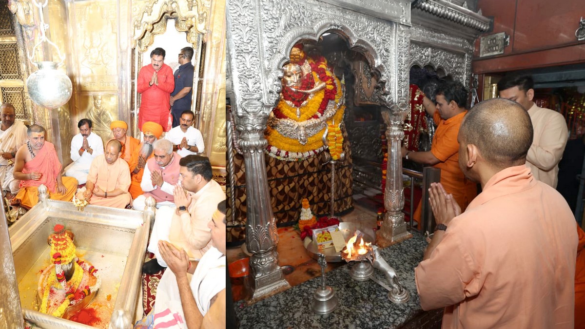 Chief Minister Yogi offered prayers to Kashi Kotwal and Baba Vishwanath