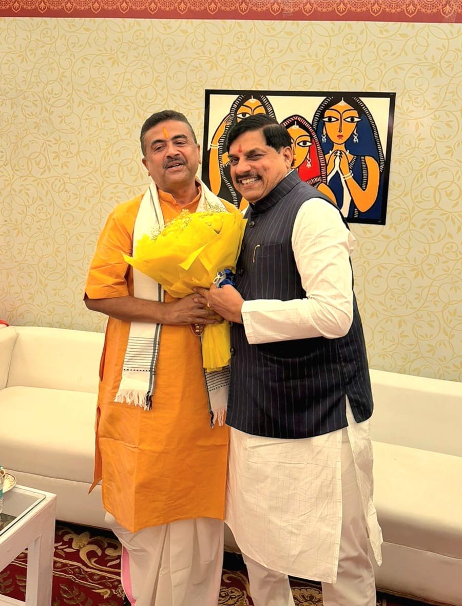 मुख्यमंत्री डॉ. मोहन ने नए सीएम शुभेंदु को दी बधाई, कहा- आज से पश्चिम बंगाल...