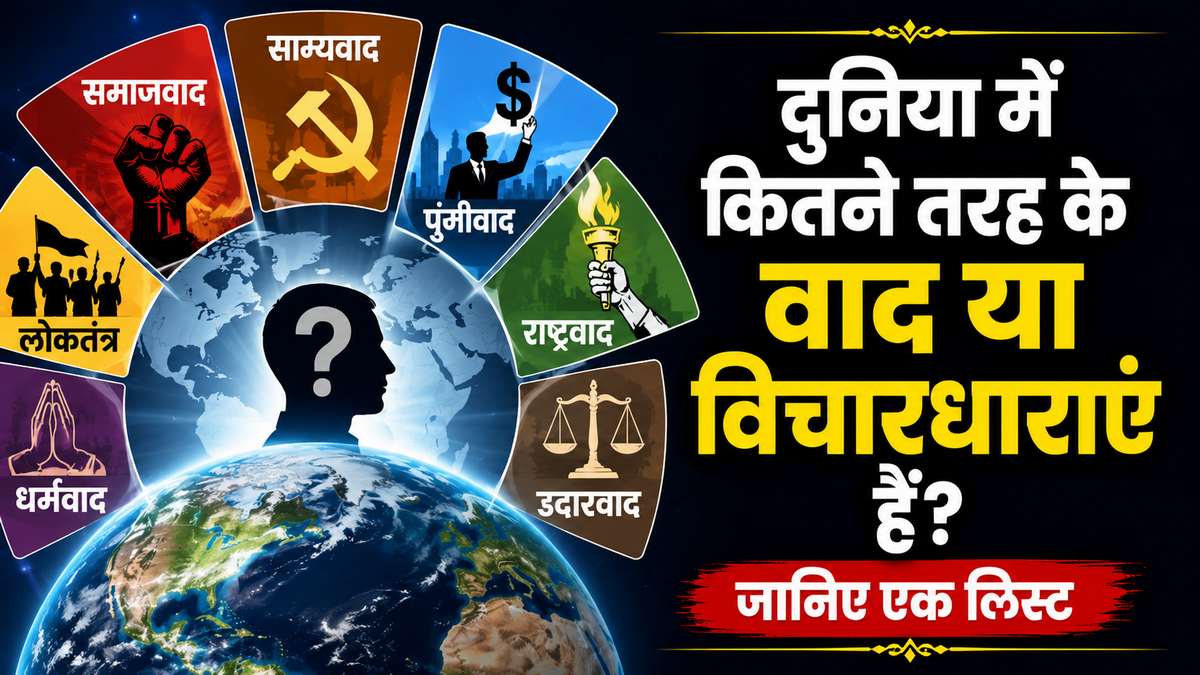 दुनिया की प्रमुख विचारधाराएं कौन-कौन सी हैं? जानिए पूरी सूची और उनकी खासियतें