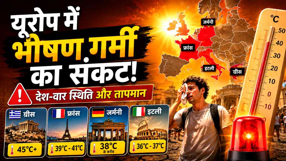 यूरोप में किलर हीट वेव से 58 लोगों की मौत, ग्रीस ...