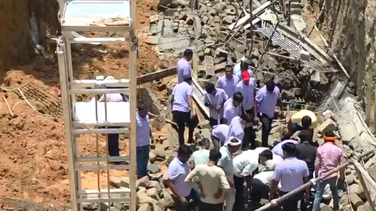 जयपुर के अरावली पैलेस में दीवार गिरी, 3 की मौत, ...