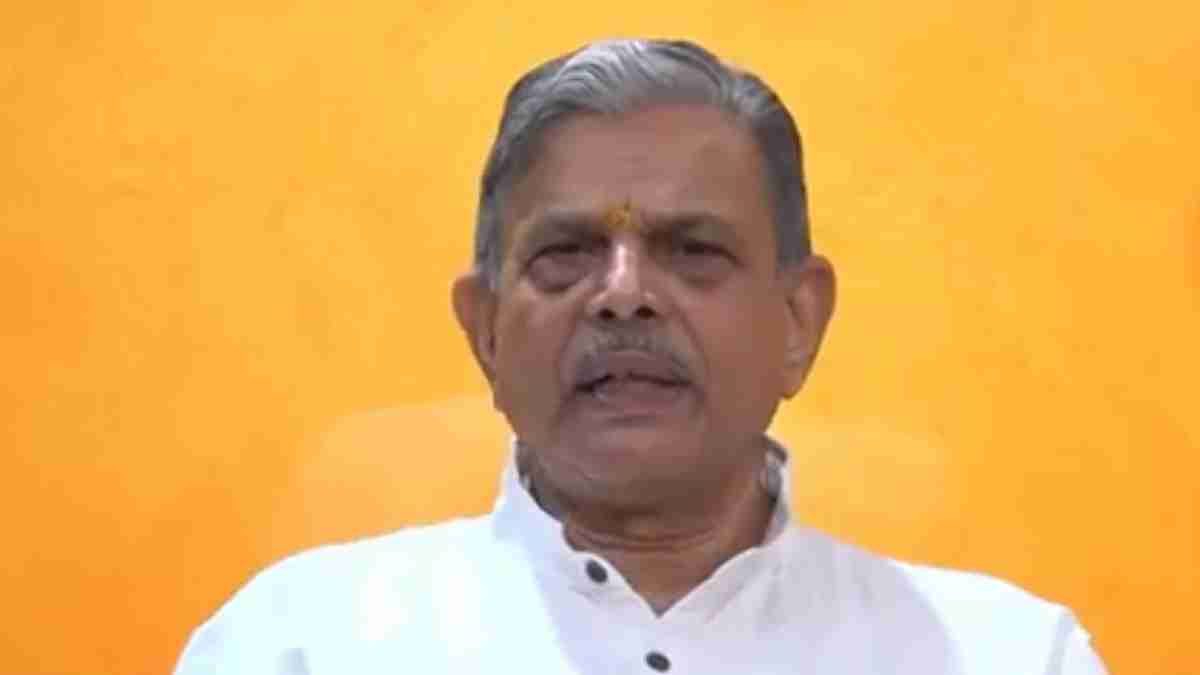 Dattatreya Hosabale on Ram Mandir donation theft Photo : RSS X account Dattatreya Hosabale on Ram Mandir donation theft