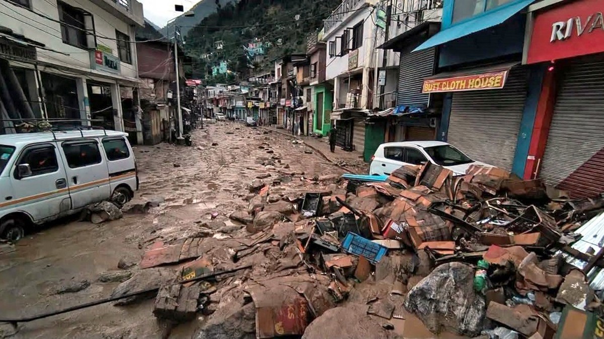 Flash floods wreaked havoc at several places in Thathri area of Doda district
