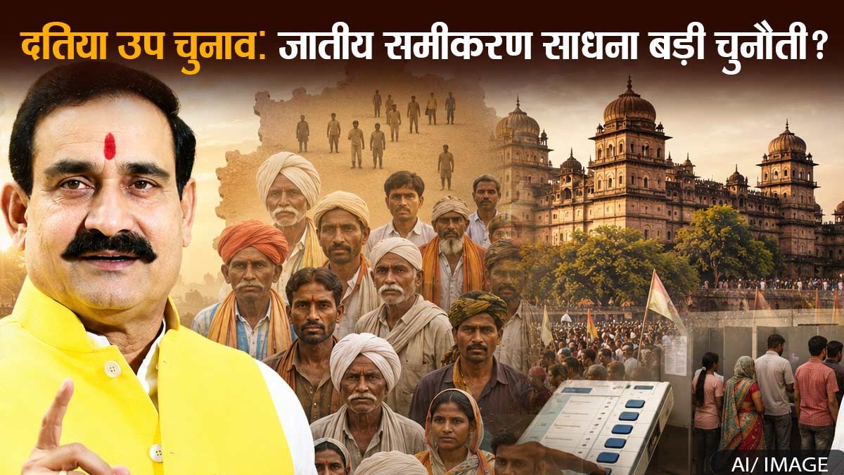 दतिया उपचुनाव में बीजेपी और कांग्रेस के सामने ...