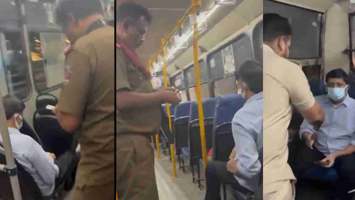 Karnataka minister Byrathi Suresh Conducted a surprise field inspection on BMTC buses Karnataka minister Byrathi Suresh Conducted a surprise field inspection on BMTC buses