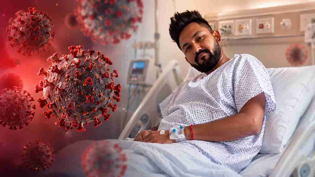 jaan kumar shanu covid positive : Photo AI Generated corona virus and jaan kumar shanu