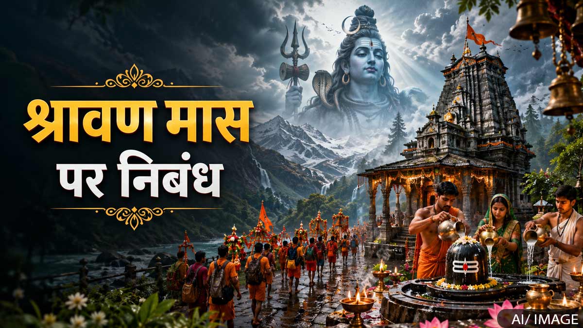 Shravan Month Essay: श्रावण मास पर रोचक हिन्दी ...