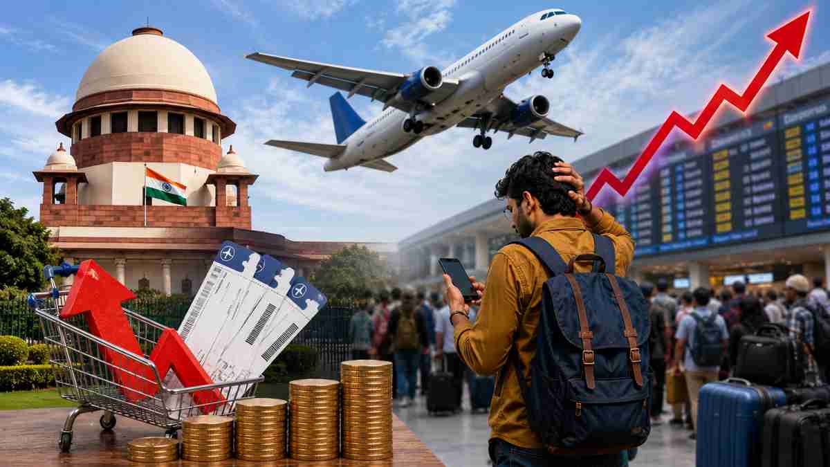 supreme court on air fare hike Photo : AI Generated supreme court on air fare