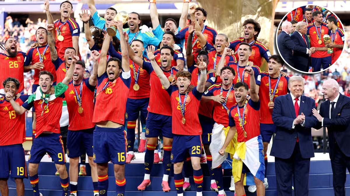 FIFA World Cup Final में जबरन स्टेज पर खड़े रहे ...