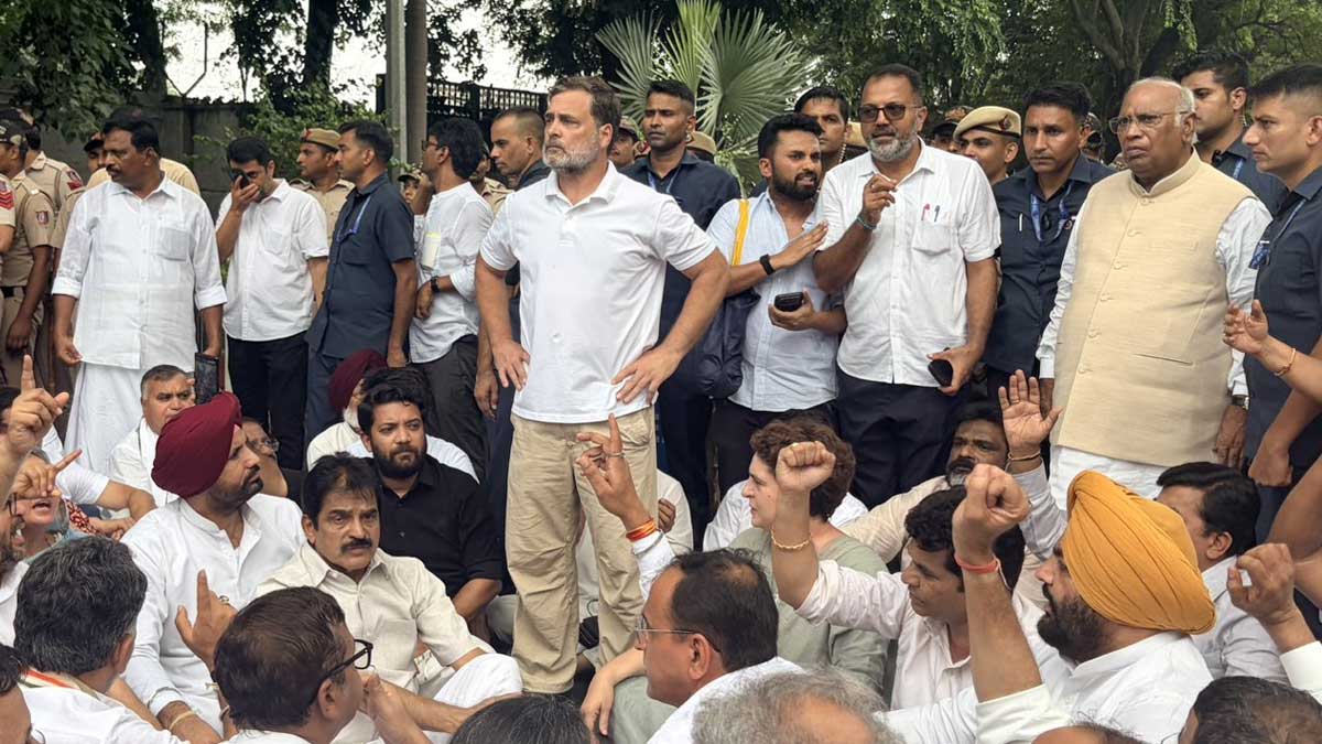 rahul gandhi protest