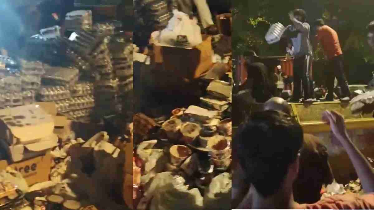 food delivery at jantar mantar