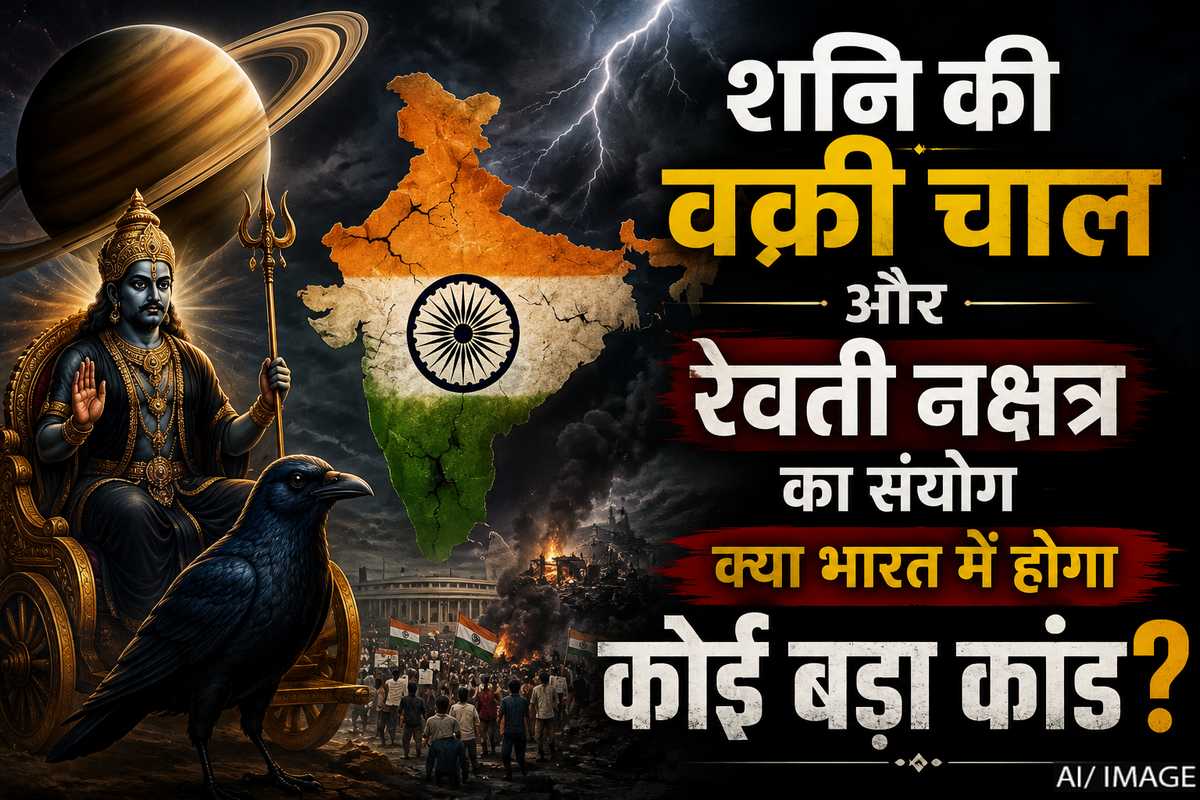 शनि वक्री होकर रेवती नक्षत्र में, क्या भारत में आने वाला है कोई बड़ा संकट? ज्योतिषीय संकेतों से जानें