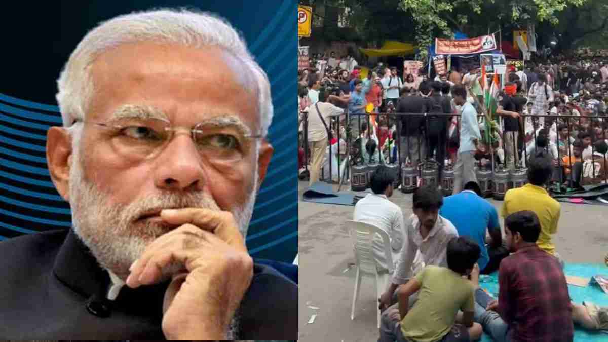PM Modi fast track court announcement and cjp protest