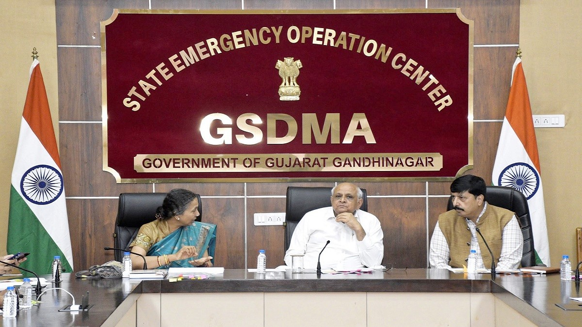 Chief Minister Bhupendra Patel conducted highlevel review of rainfall situation in Gujarat