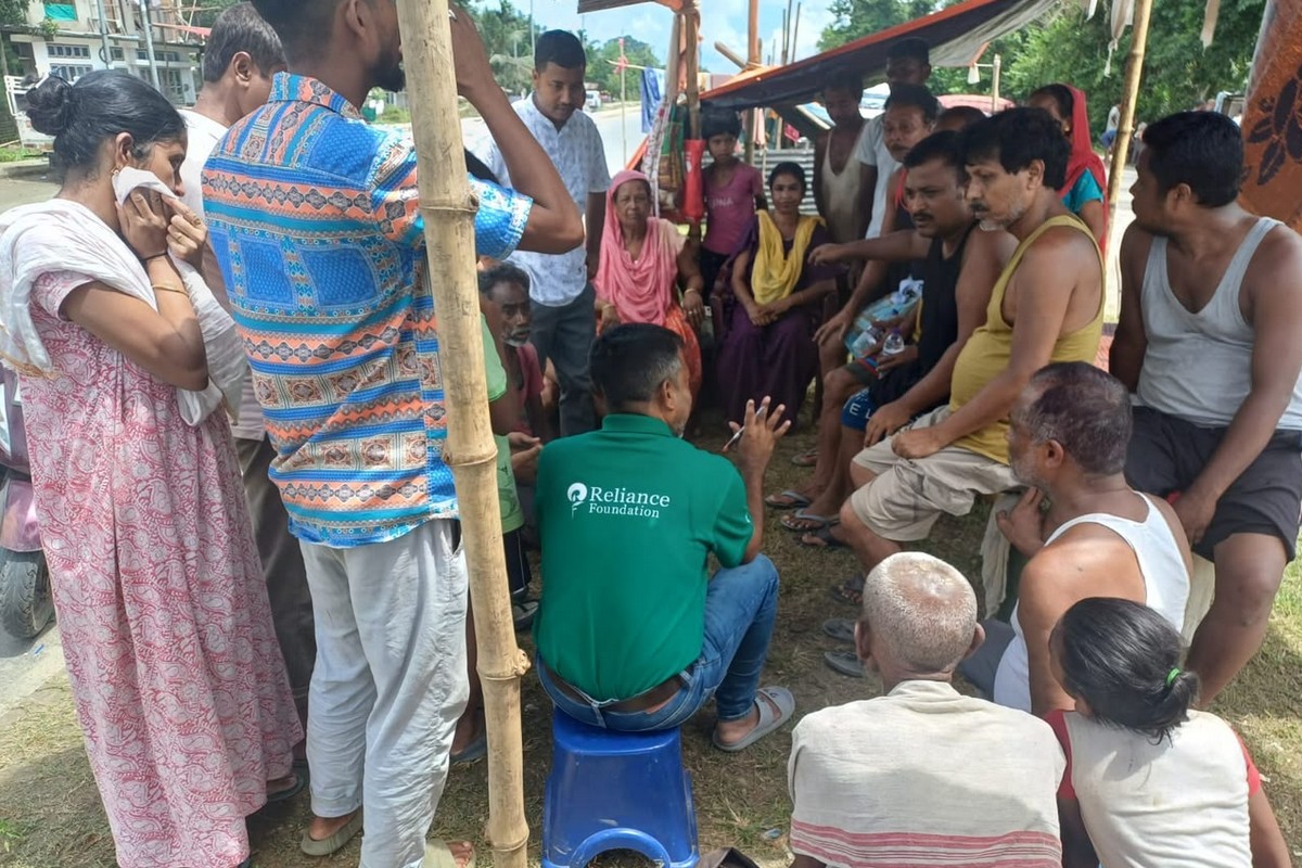 Reliance Foundation has launched relief operation to assist flood-affected people in Assam