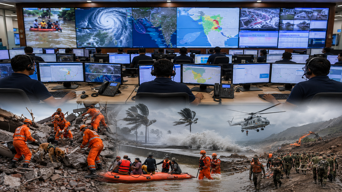 State Emergency Operation Center State Emergency Operations Center served as robust security shield for Gujarat during disaster