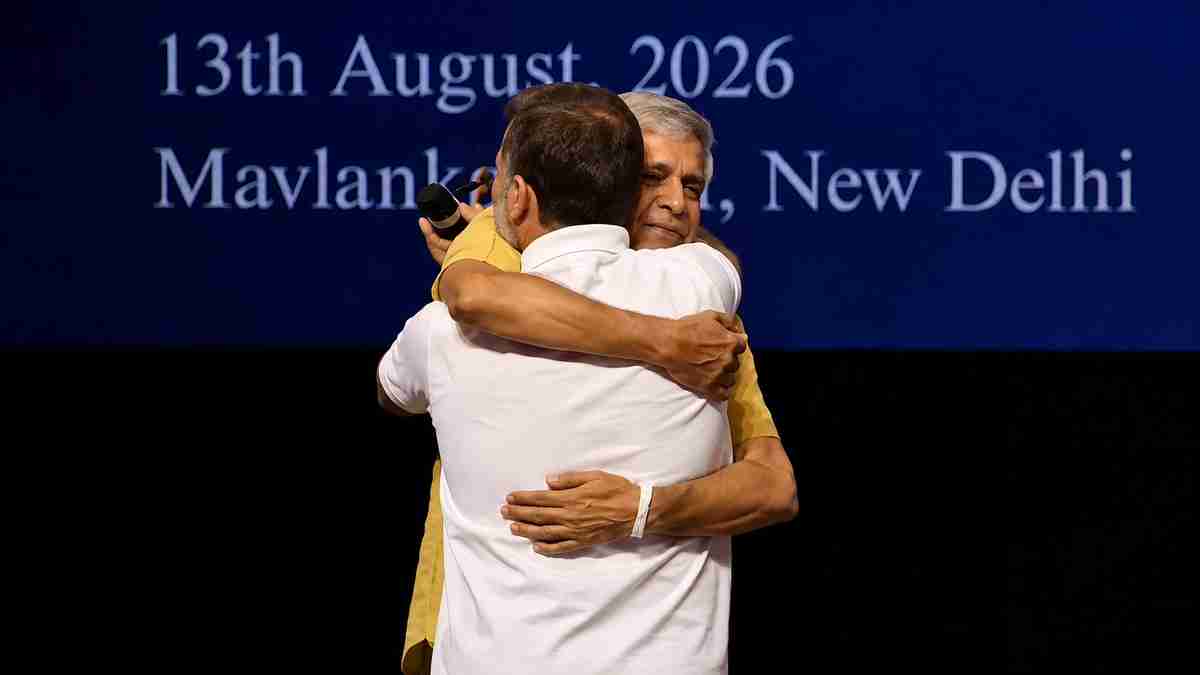 rahul gandhi with sandeep dixit rahul gandhi with sandeep dixit