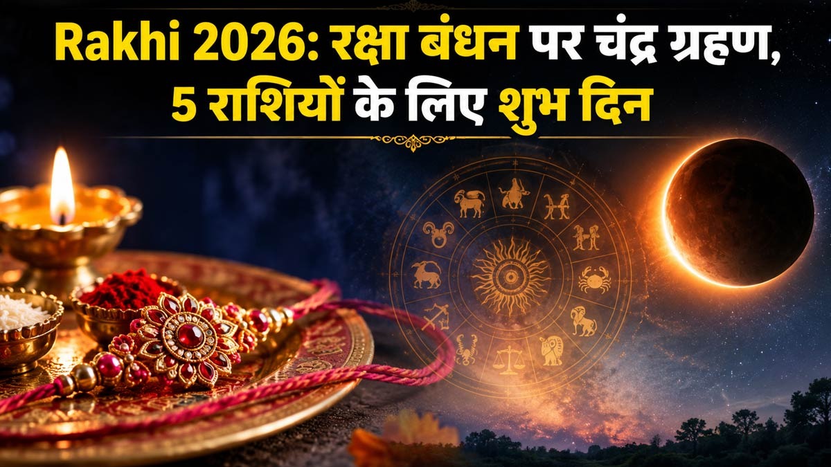 रक्षा बंधन पर चंद्र ग्रहण का साया, इन 5 राशियों के लिए बेहद शुभ रहेगा दिन