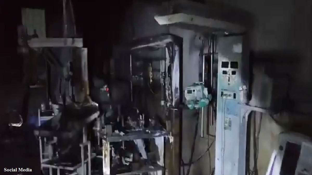 fire in amravati hospital fire in amravati hospital