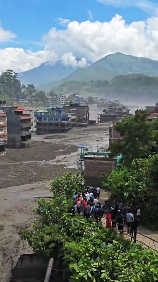 nepal flood