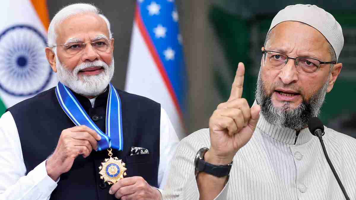 owaisi attacks PM Modi on dostlik award Photo : AI Generated owaisi attacks PM Modi on dostlik award