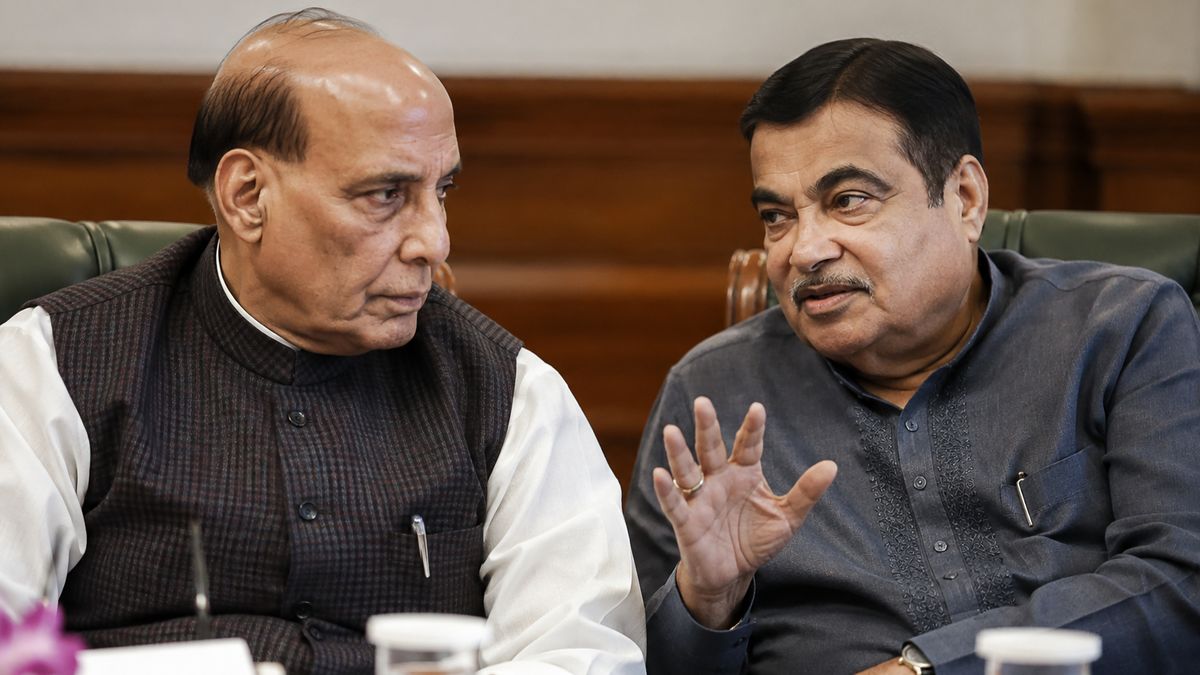 photo : AI Generated rajnath singh and nitin gadkari