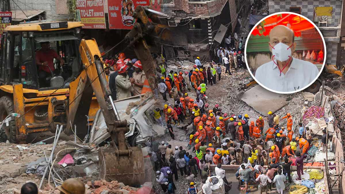 Delhi building collapse : hariram bansal arrested Delhi building collapse : hariram bansal arrested