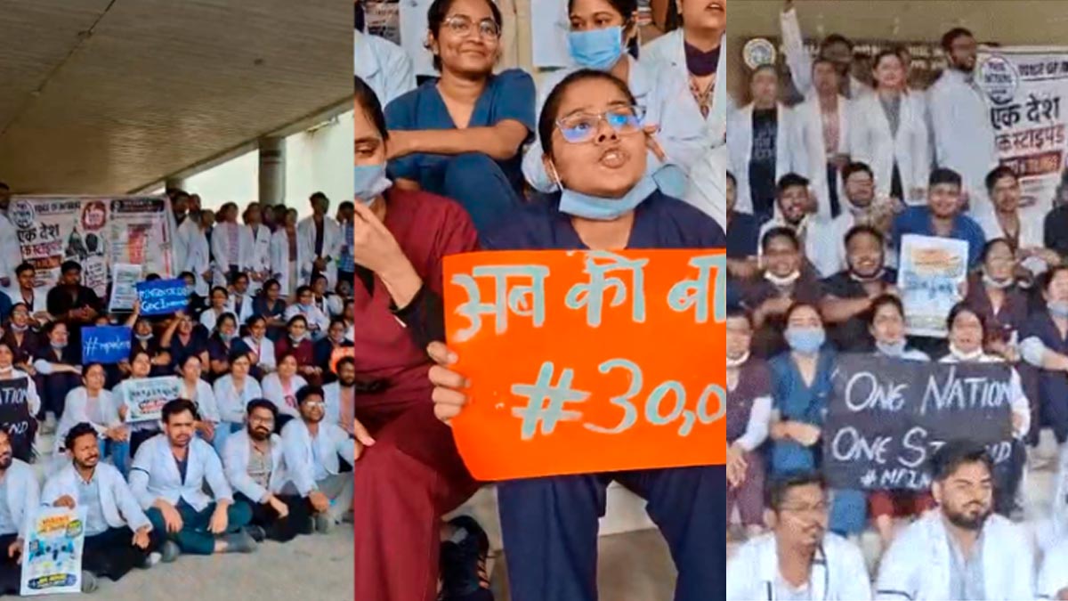 Doctors protest
