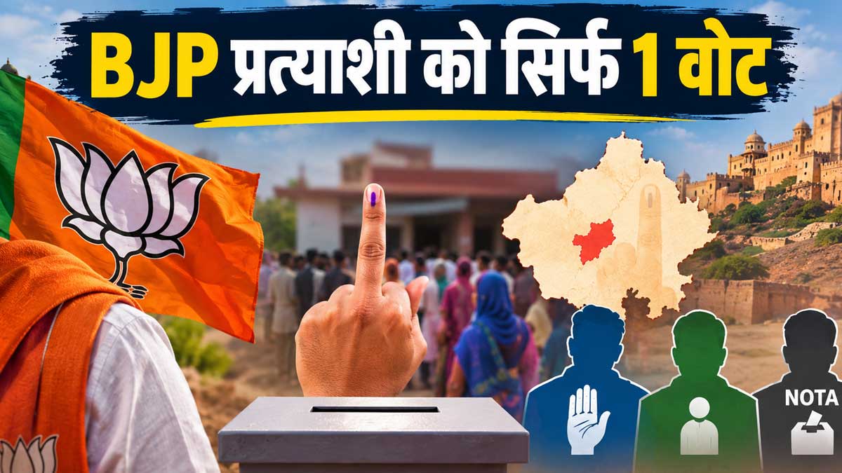 bjp candidate gets only one vote